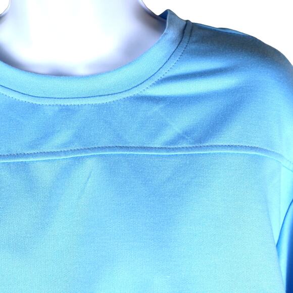 Madison Miles Blue Cropped Top M NWT - Picture 4 of 8